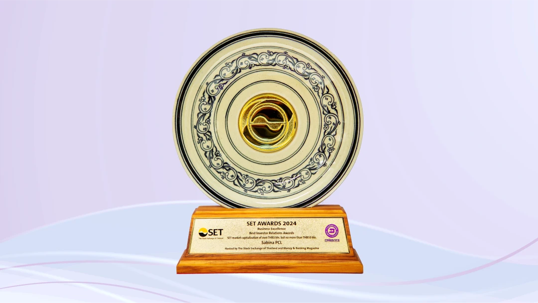 Best Investor Relations Awards จาก SET Awards 2024