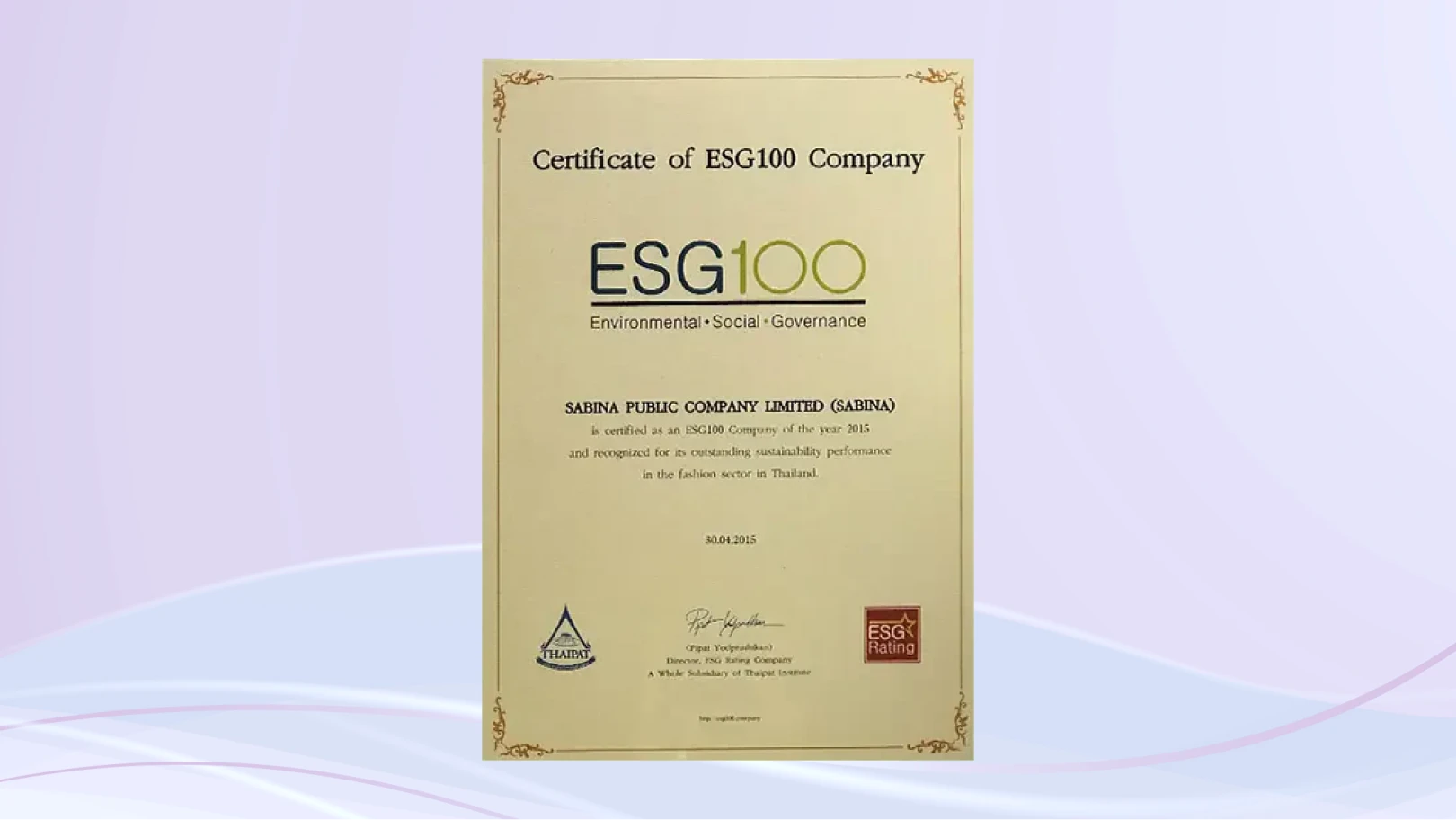 ESG 100