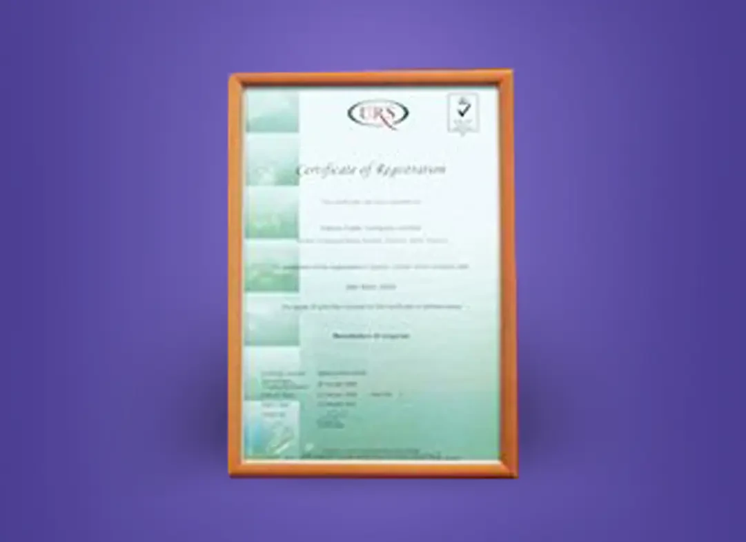 Certified with ISO9001: 2000